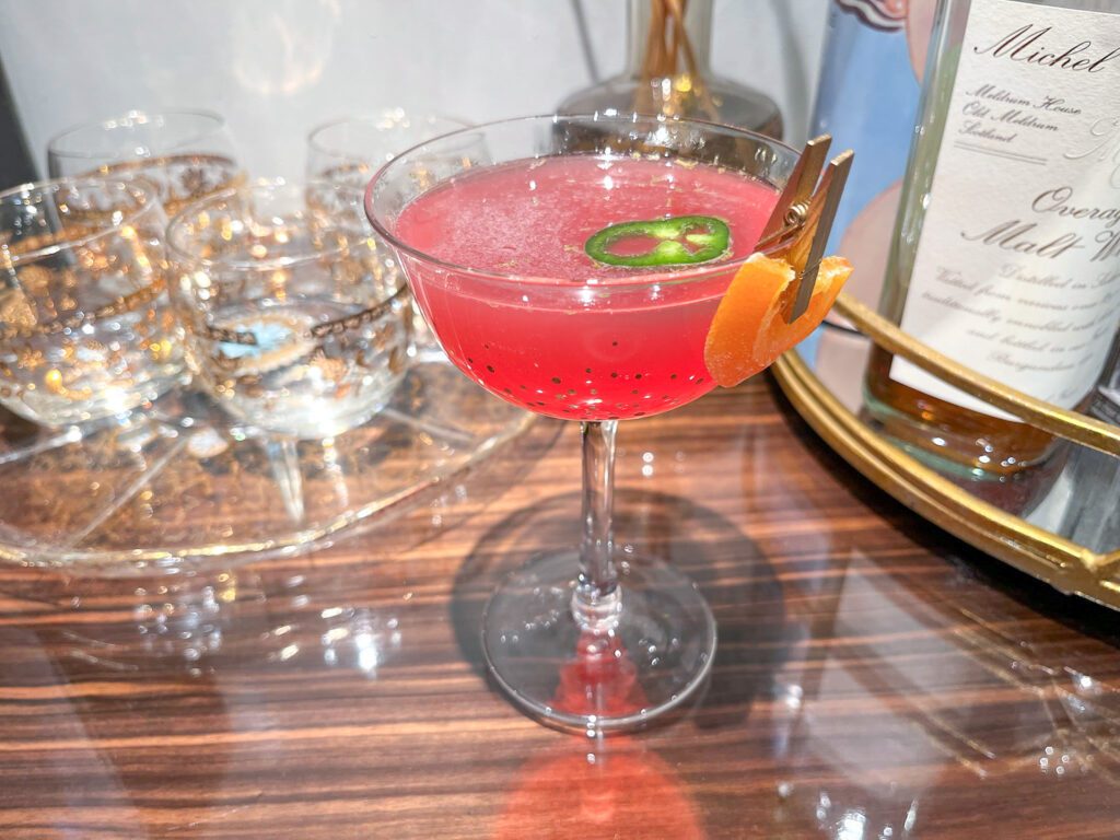 Spicy Pink Gimlet