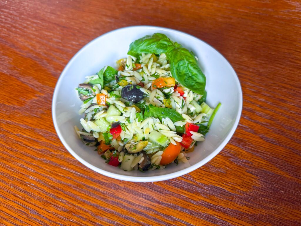 Easy Lemon Orzo Salad