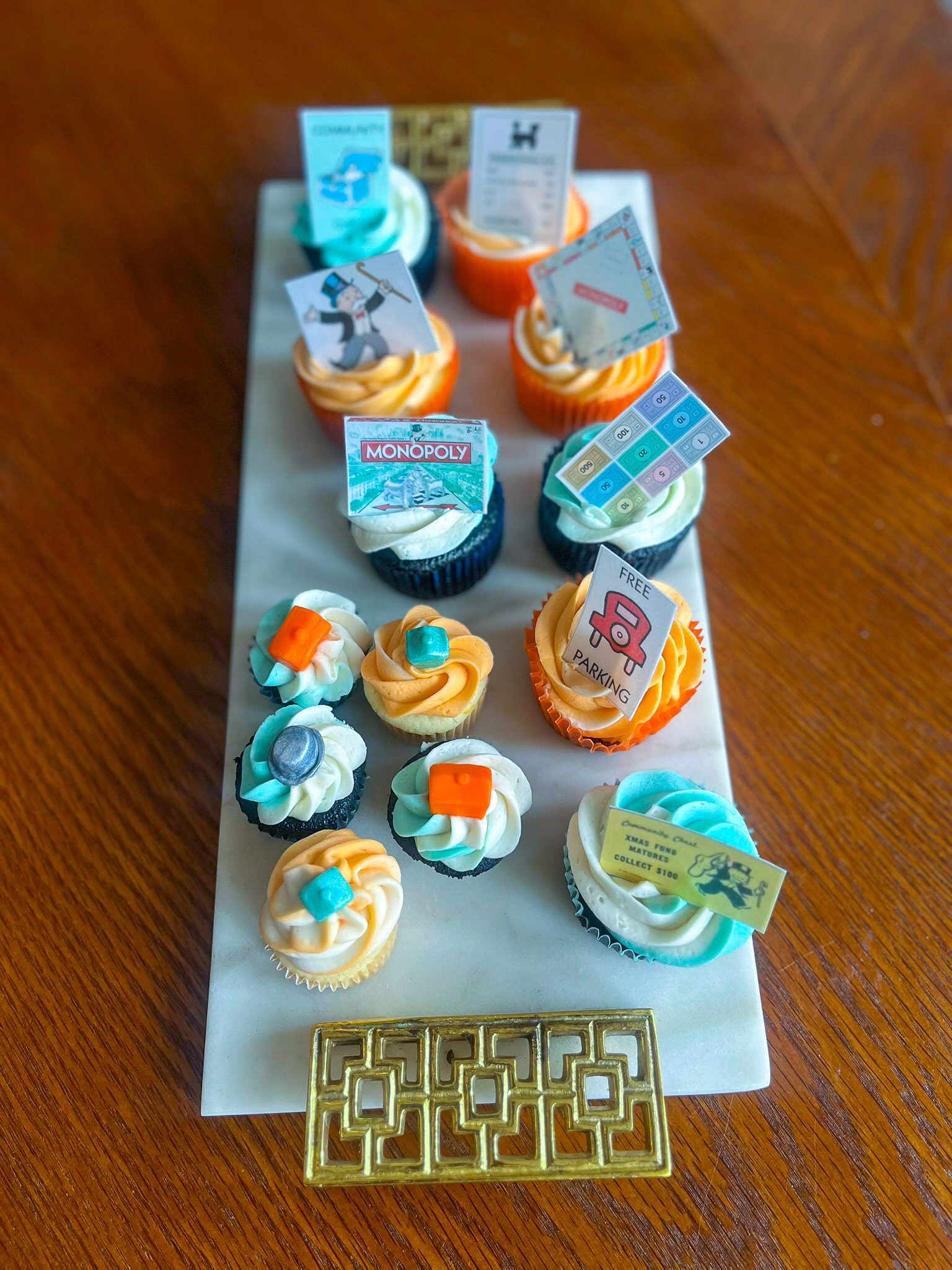 Monopoly Cupcakes Monopoly Cupcakes