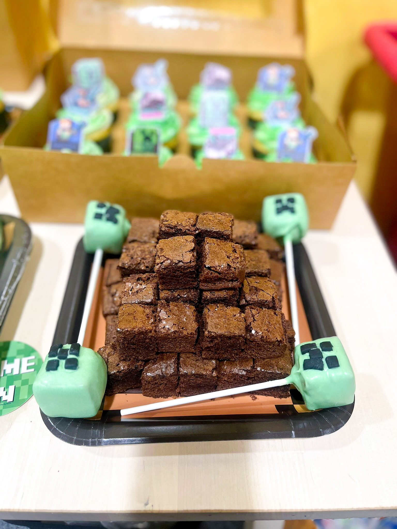 IMG_0677 Minecraft Brownies