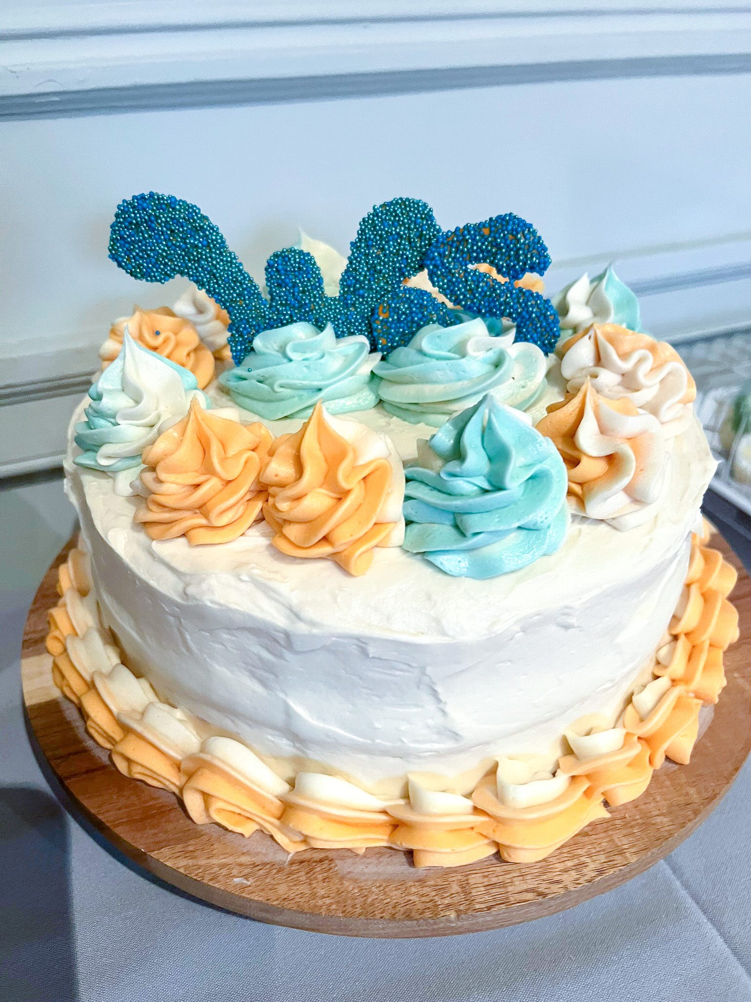 Decorating Your Lemon Blackberry Cake