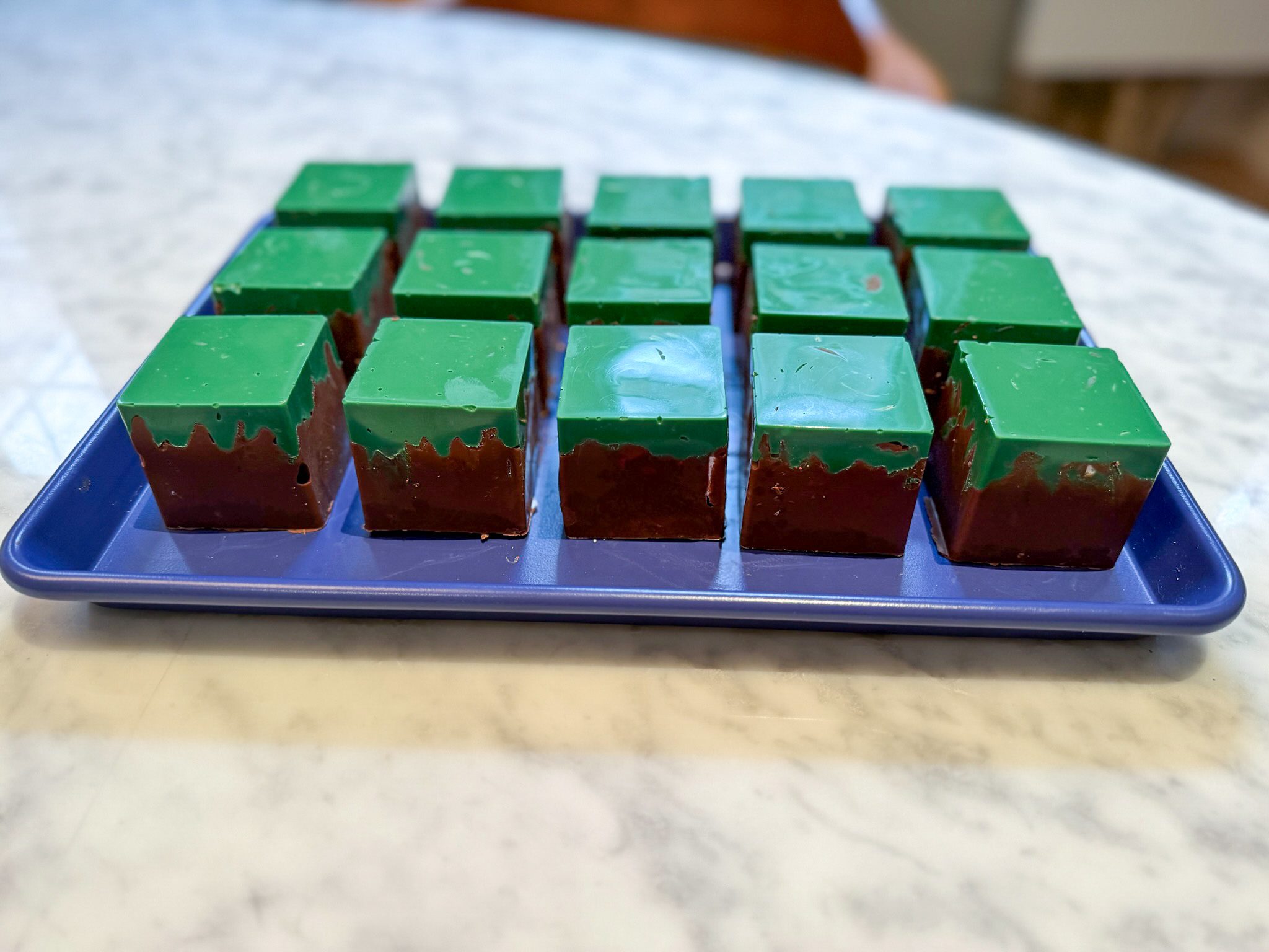 Minecraft Mallomar Cubes