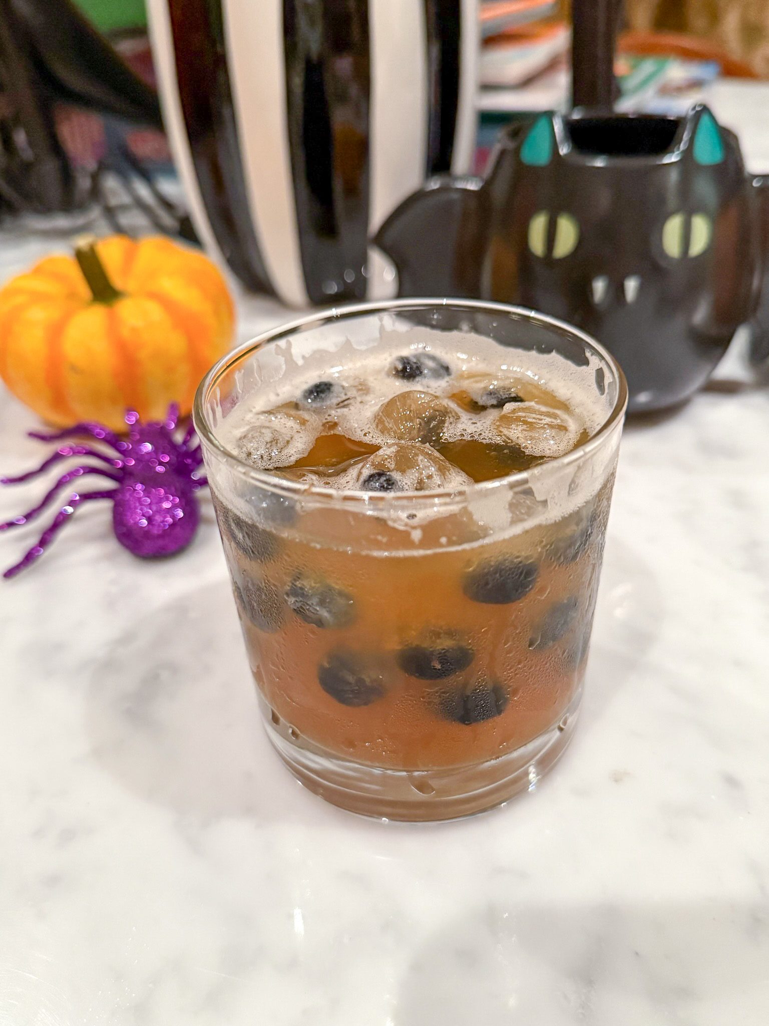 halloween rum cocktail