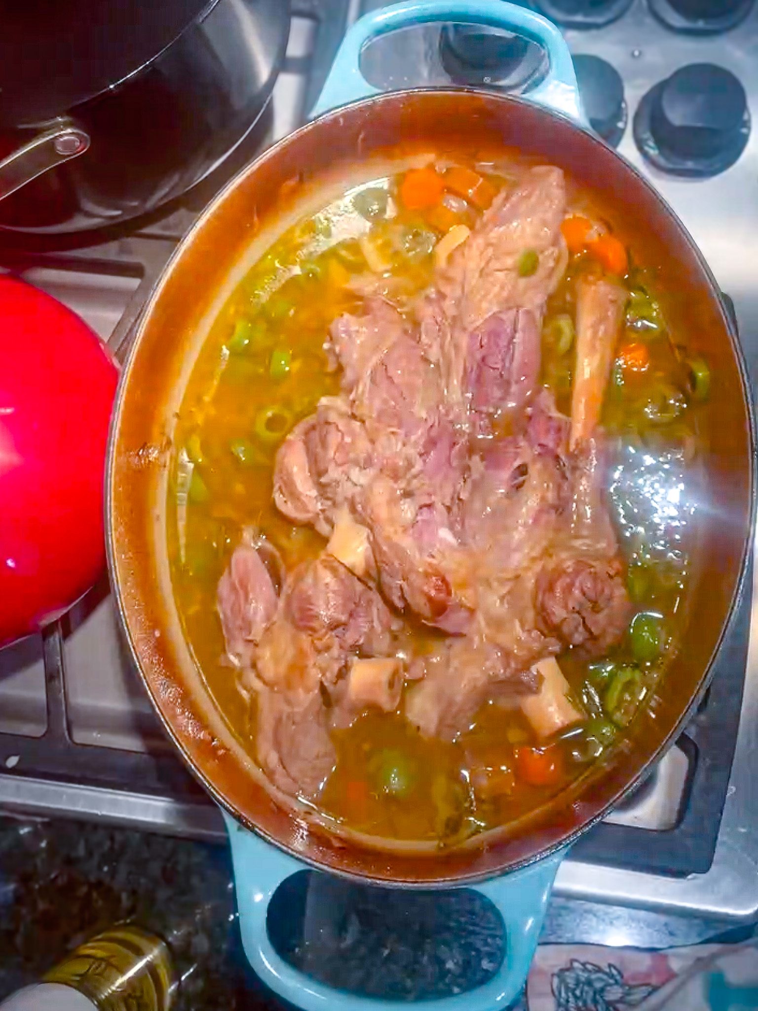 slow roast leg of lamb dutch oven