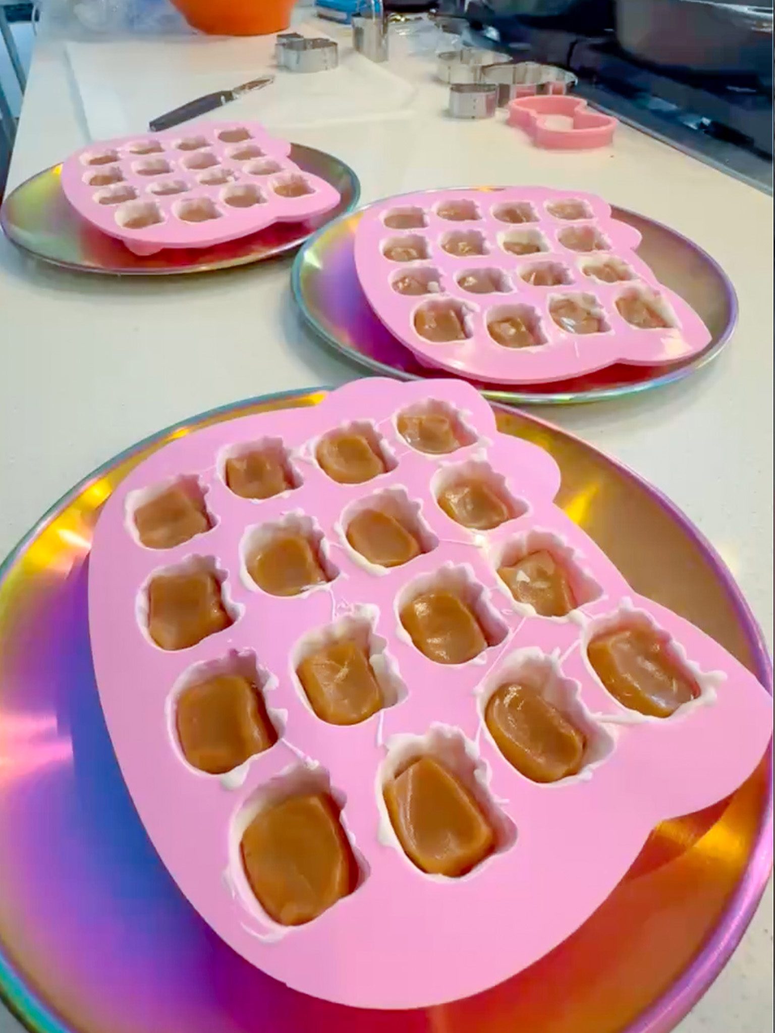 Hello Kitty Caramel Molds